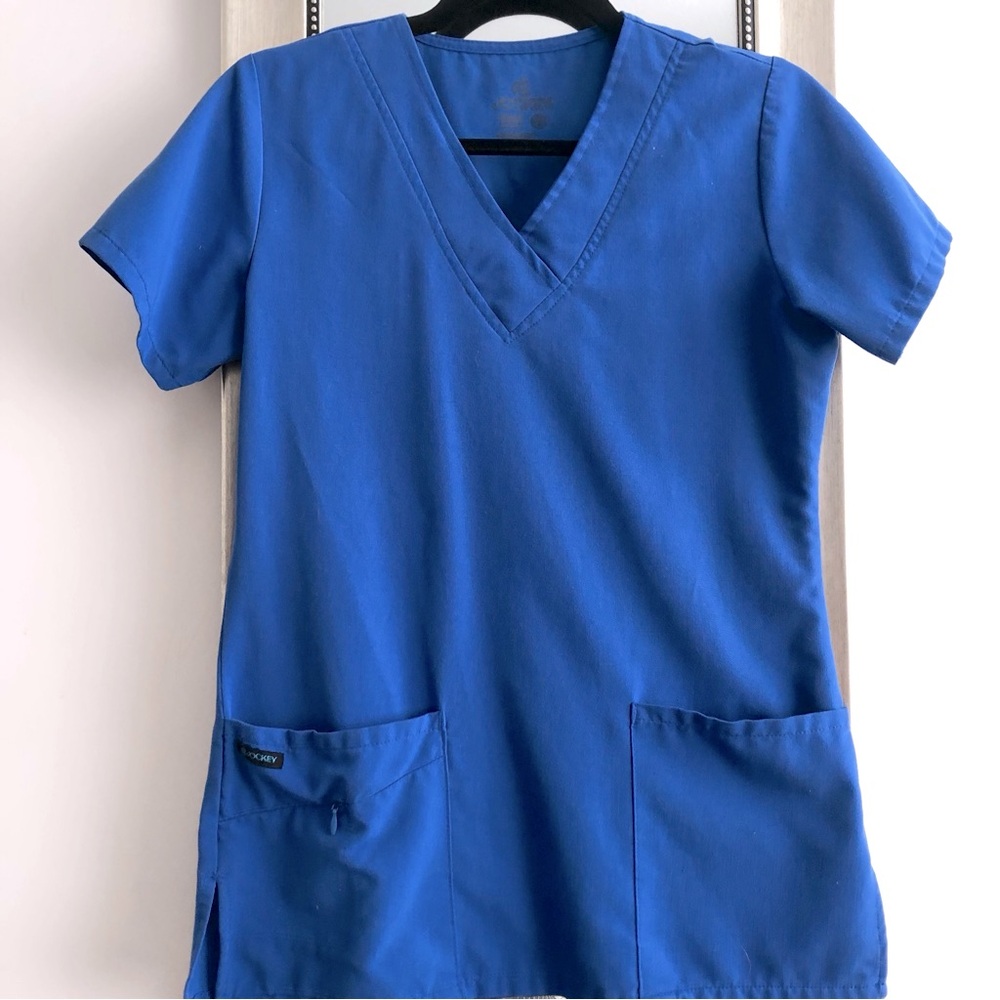 Women’s Jockey’s Royal Blue Scrub Top Size XS
